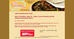 Desktop Screenshot of loscomaleslatinfood.ca